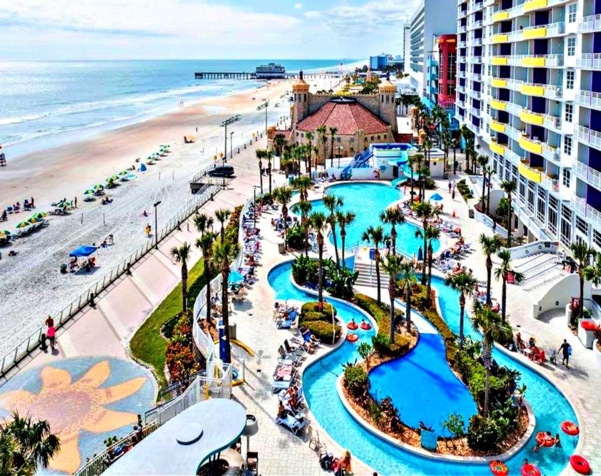 2 Bedroom Resort Condo Direct Oceanfront Wyndham Ocean Walk - Daytona Funland 2226 Daytona Beach Eksteriør billede